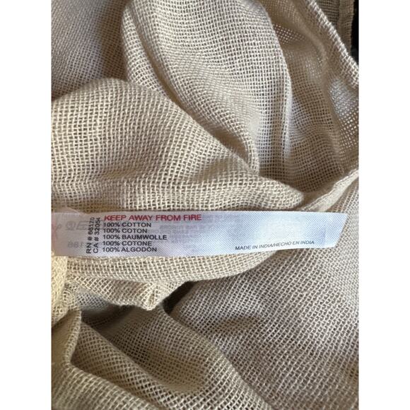 Free People Free-est Baby Tee Maxi Dress Womens Size Small Beige Sheer Boho - Picture 14 of 15